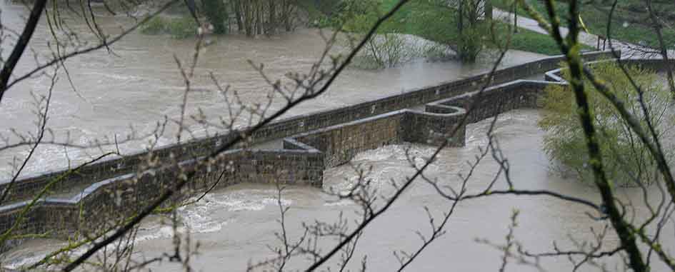 Inundaciones del río Arga en 2018