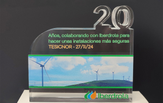 Reconocimiento Iberdrola a 20 años de colaboración